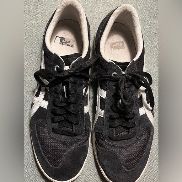 Onitsuka Tiger Black and White Men's Sneakers Size 11 1/2 - Picture 2 of 12